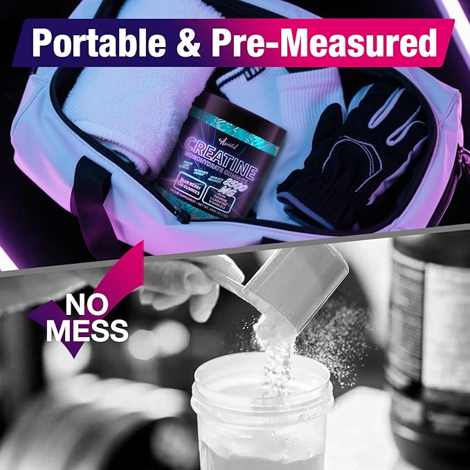 Creatine Monohydrate Gummies Complex 8500 MG for Men &amp Women 120 Count