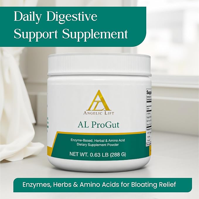AL ProGut – Gut Health Supplement with Enzymes Herbs &amp Amino Acids – Daily Digestive Support Powder for Bloating Regularity &amp Nutrient Absorption – 30 Servings
