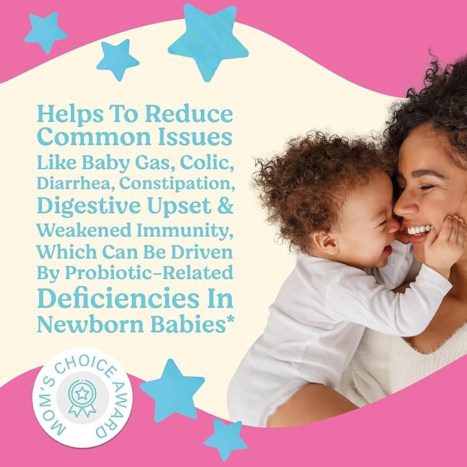 LOVEBUG Infant Probiotics 0-6 Months - USDA Organic Probiotics for Babies Supports Baby Gas Colic Diarrhea and Newborn Constipation Relief Allergen &amp Sugar Free Tasteless Powder 60 Pack