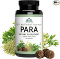 Optimal Health Systems Opti-para | Herbal GI &amp Microbial Balance Support Cleanse with Enzymes &amp Botanicals | Wormwood Black Walnut Pumpkin Clove Garlic Aloe + | 90 Capsules