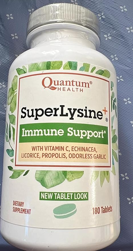 Quantum Super Lysine 180 Tabs 1 Bottle