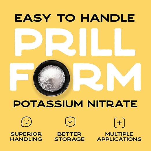 Ecoxall Potassium Nitrate Pellets 99% Pure Tree Stump Remover Fertilizer for Plants Grass Indoor and Outdoor Lawn Care Industrial-Grade Prilled 5 lbs