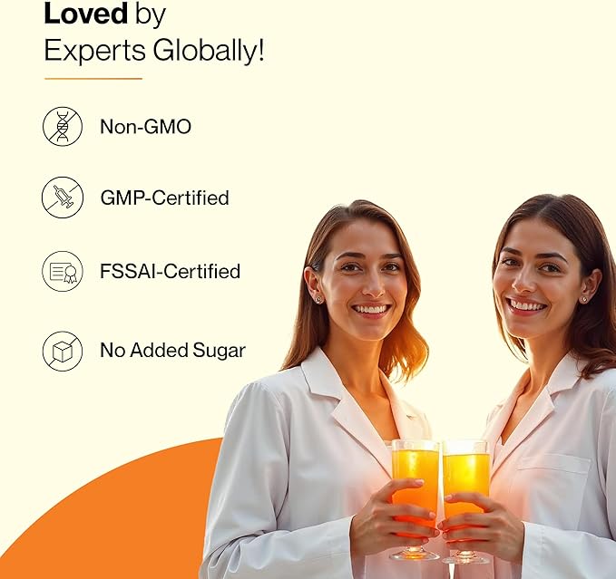 SETU Glutathione Effervescent Tablets with 500mg L-Glutathione &amp Vitamin C | Sugar-Free Antioxidant Supplement | Orange (Pack of 6)