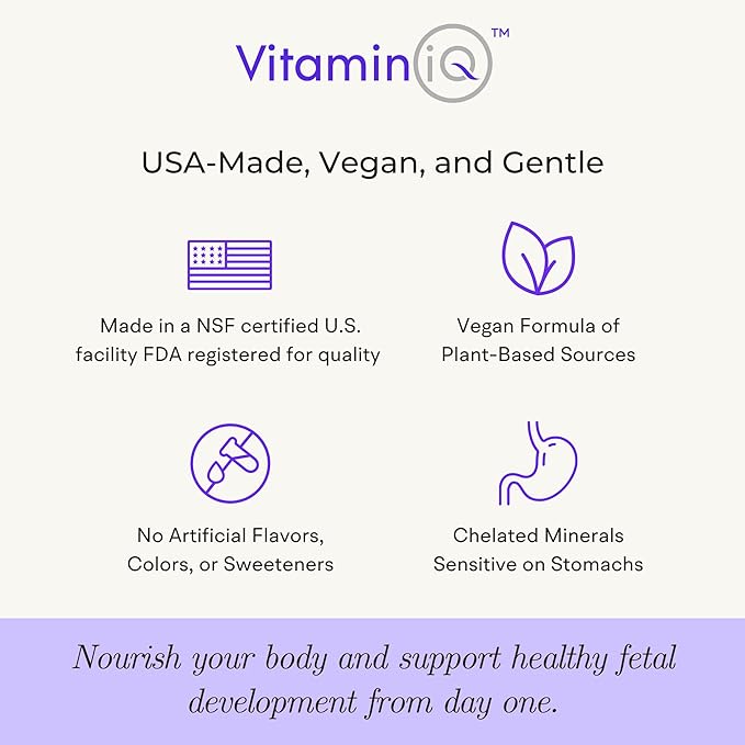 Whole Food Prenatal Vitamins (120 Capsules) Natural Support for Maternal and Fetal Health Prenatal Multivitamin for Women with Choline B Vitamins and More Vegan No Soy Gluten or Dairy