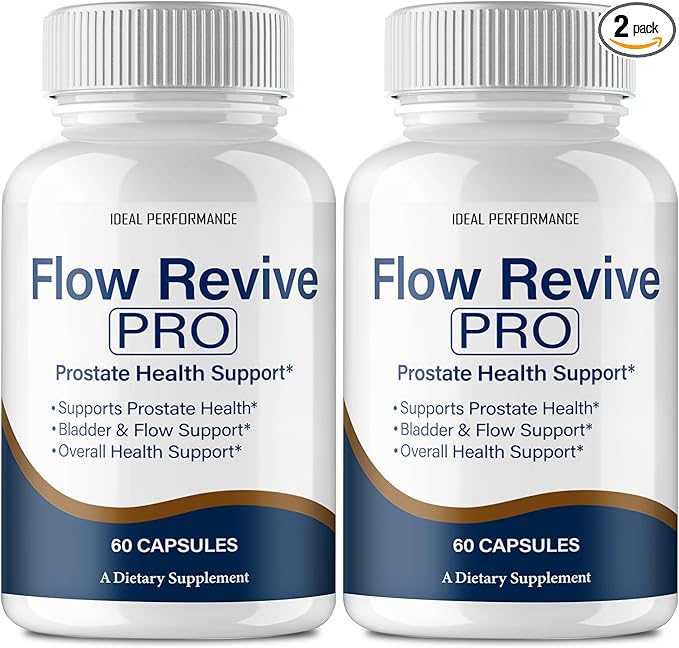 Flow Revive Pills FlowRevive Supplement Flow Revive Prostate Supplement Capsules - Maximum Strength Daily Wellness &amp Comfort All Natural FlowRevive Pro Health &amp Wellness Reviews (2 Pack)