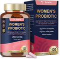 Totaria Probiotics for Women 120 Billion Women Probiotic with Akkermansia Digestive Enzymes &amp Prebiotics Cranberry D-Mannose for Gut Vaginal Urinary Immune PH Balance 120 Vegan Capules