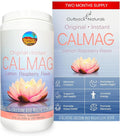 CalMag 2:1 High Absorption Calcium Magnesium Citrate Powder Supplement for Stress Relief and Sleep Calcium Supplement for Bone Health Lemon Raspberry Flavor 16.5oz (Pack of 1)