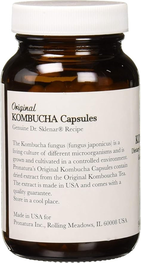 Pronatura Kombucha Capsules 580 Mg 90 Capsules