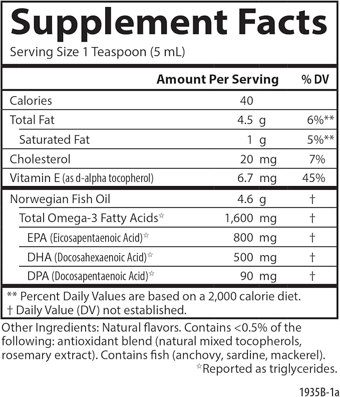 Carlson - The Very Finest Fish Oil 1600 mg Omega-3s Liquid Fish Oil Supplement Norwegian Fish Oil Wild-Caught Sustainably Sourced Fish Oil Liquid Mixed Berry 500 mL (16.9 Fl Oz)…