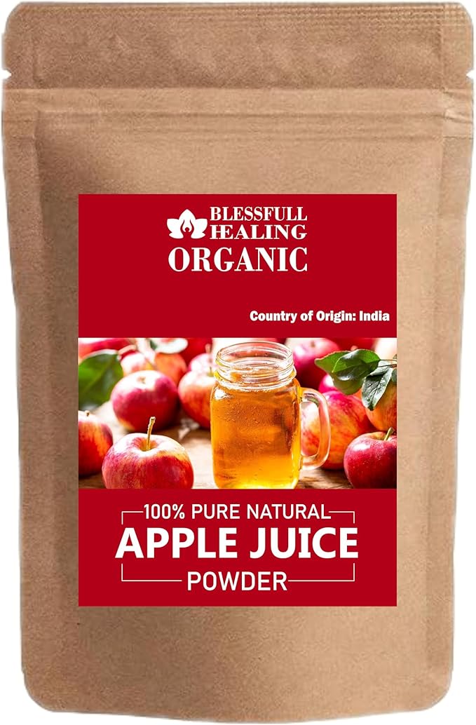 Blessfull Healing Organic Apple Juice Powder 100% Pure Natural 200 Gram / 7.05 oz