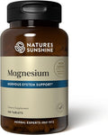 Nature's Sunshine Magnesium 250 mg 180 Tablets | Supports Both The Nervous and Structural Systems by Helping Muscles Relax and Maximize Energy Production