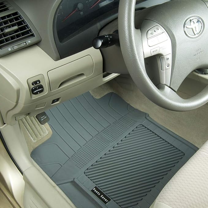 PantsSaver Custom Fits Car Floor Mats for Mercedes-Benz CLA 2018Front &amp 2nd Seat Heavy Duty Floor Mat (4PC) All Weather Protection for VehicleBlack