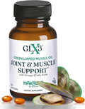 GLX3 Green Lipped Mussel Oil Capsules for Joint and Muscle Support | Extra-Strength ETA EPA DHA Omega-3 Green Lipped Mussel Supplement for Comfort Flexibility &amp Recovery by HakaLife GLX3