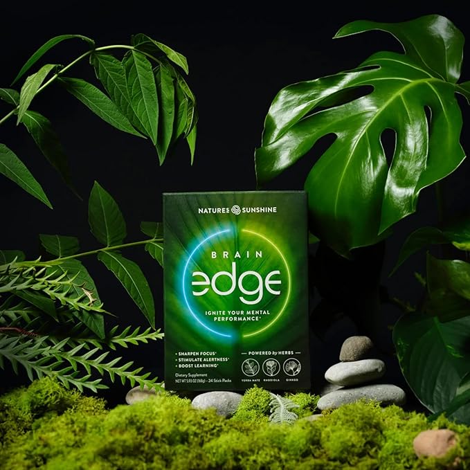 Nature's Sunshine Brain Edge 24 Stick Packs