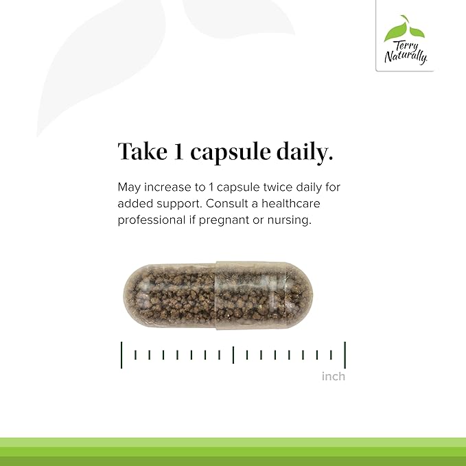 Terry Naturally Vectomega - Dietary Supplement with EPA &amp DHA - Omega-3 Capsules for Brain &amp Heart Health Support - Nutritional Supplement with Essential Fatty Acids &amp Peptides - 60