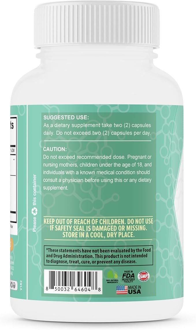 Terraform Nutrition Toenail Fungal Guard - Probiotic Fungus Inhibitor - 60 Capsules