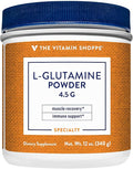 The Vitamin Shoppe L-Glutamine - Muscle Recovery Gut Health &amp Immune Support Free Form Amino Acid