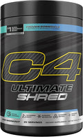 Cellucor C4 Ultimate Shred Pre Workout Powder Metabolism Supplement with Cayenne Extract+300mg Caffeine+TeaCrine+Dynamine - Frozen Bombsicle 20 Servings