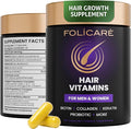Biotin Hair Growth Supplement with Collagen Keratin and Probiotics – Hair Growth Support Skin &amp Nails Supplement for Men and Women – Supports Thicker Stronger Hair – Made in USA (1 Pack)