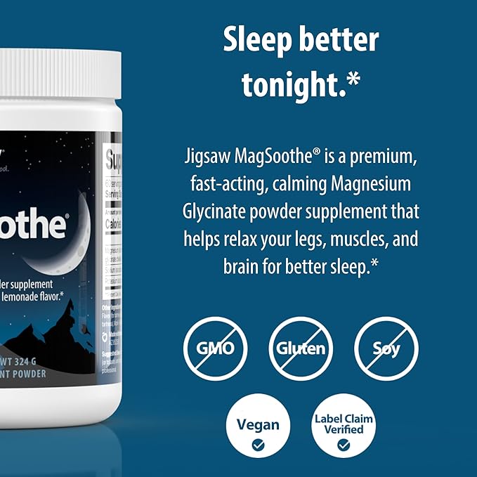 Jigsaw Health Bundle | Adrenal Cocktail 60 Servings (Jar) and MagSoothe (Raspberry Lemonade) 60 Servings (Jar)