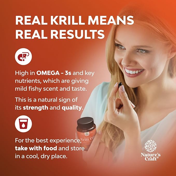 Antarctic Krill Oil Softgels - High Absorption Omega 3 Fatty Acid Supplement with Potent EPA DHA Astaxanthin and Phospholipids - Wild Caught Burpless Fish Oil Omega 3 Supplement - 120 Count