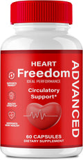 Heart Freedom Capsules Official HeartFreedom Pills - Energy and Health Maximum Strength Heart Freedom Circulation Support Capsules All Natural Glyco Optimizer Premium Formula Reviews (60 Capsules)