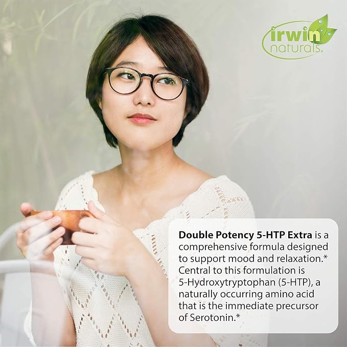 Irwin Naturals 5-HTP Extra 60 SoftGels Each (Pack of 4)