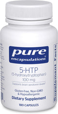 Pure Encapsulations 5-HTP 100 mg - Brain Health Sleep Regulation &amp Appetite Support* - 5-Hydroxytryptophan - Gluten Free &amp Non-GMO - 180 Capsules