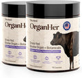 19-in-1 Beef Organ Supplement for Women (USA Made &amp New &amp Improved) Grass Fed Beef Liver Heart Boosted DIM Inositol B Vitamins &amp Botanical Complex-Support Energy Hormone Balance&amp