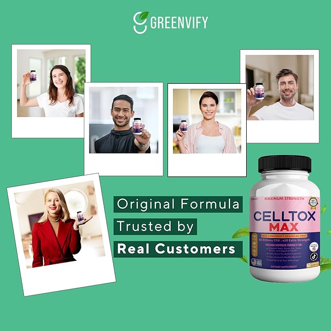 CellTox Max Probiotic Supplement Maximum Strength 40 Billion CFU 60 Capsules 30-Day Supply (1)