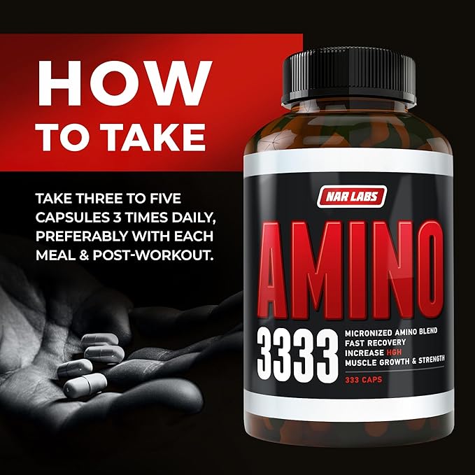 Real Amino Acid Complex 333 Capsules