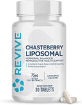 Revive MD Chasteberry Supplement for Women - Chaste-Berry Liposomal (Vitex Agnus-Castus) - Supports Women's Health Hormone Balance &amp Fertility (30 Tablets 30 Servings)