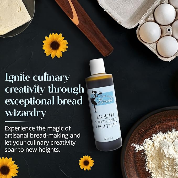 Fast Easy Bread Pure Sunflower Lecithin Liquid Food Grade For Baking and Cooking