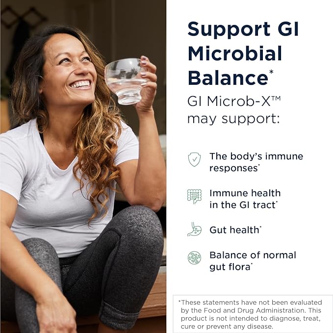 Designs for Health GI Microb-X - Botanical Gut Support Cleanse + Detox Supplement with Tribulus Berberine + Barberry Extract - Vegetarian + Non-GMO (60 Capsules)