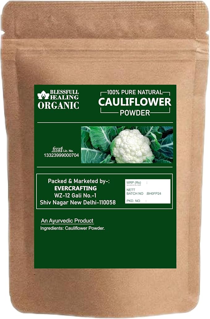 Blessfull Healing Organic Cauliflower Powder 100% Pure Natural 300 Gram / 10.58 oz