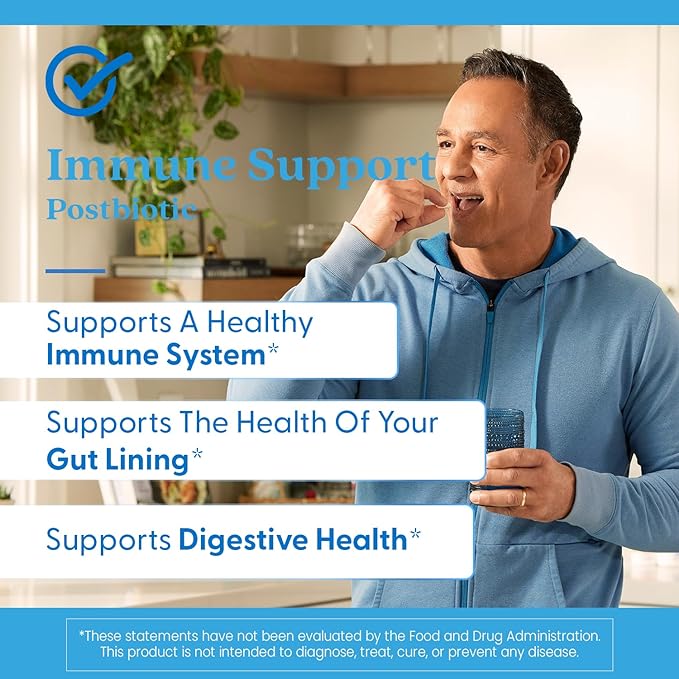 Doctors Best Immune Support Postbiotic Supports Immune Function Non-GMO Gluten Free Vegan 60 Veggie Caps
