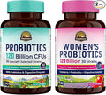 Vitalitown Probiotic Bundle (Pack of 2) | Probiotics 120 Billion CFUs (Item 1) &amp Women’s Probiotics (Item 2) | Shelf Stable Once Daily | Gut Immune Vaginal Health | 60 Capsules | 30 Day Supply