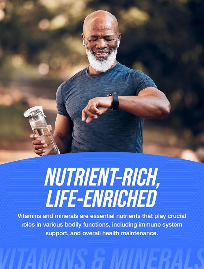 BulkSupplements.com Multivitamin for Men 50 Plus Softgels - Men's Daily Vitamins Multimineral Supplement - Complete Multivitamin with Fish Oil - 1 Softgel per Serving 300 Count (Pack of 1)