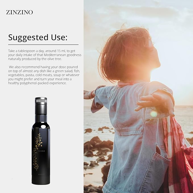 Zinzino - Revoo - Next-Generation Extra Virgin Olive Oil 30x Higher Bioactive Compounds for Health and Wellness - 250 ml