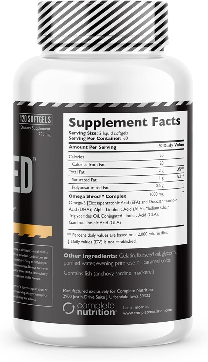 Legal Limit Labs Omega Shreds - MCT CLA DHA