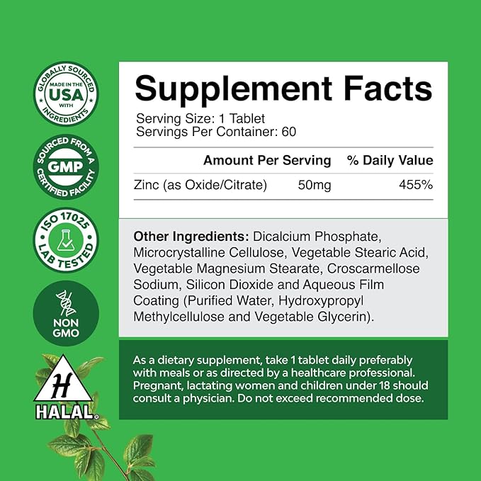 Bundle of Pure Quercetin with Bromelain Supplement + 500mg Capsules for Immune Support &amp Breathing and Zinc 50mg - Enhance Hair Skin and Nails - Easy to Swallow Potent Daily Tablets for Adults