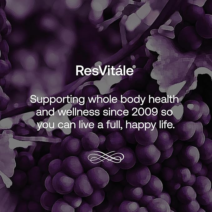 ResVitále Resveratrol 500 mg - Resveratrol Supplement for Men and Women - 60 Veggie Capsules