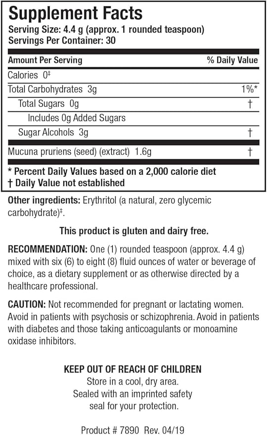 Biotics Research DopaTropic Powder Dopamine Easy-to-Mix Powder Neurotransmitter Health Cognitive Health Memory &amp Learning Mucuna pruriens 5 Ounces
