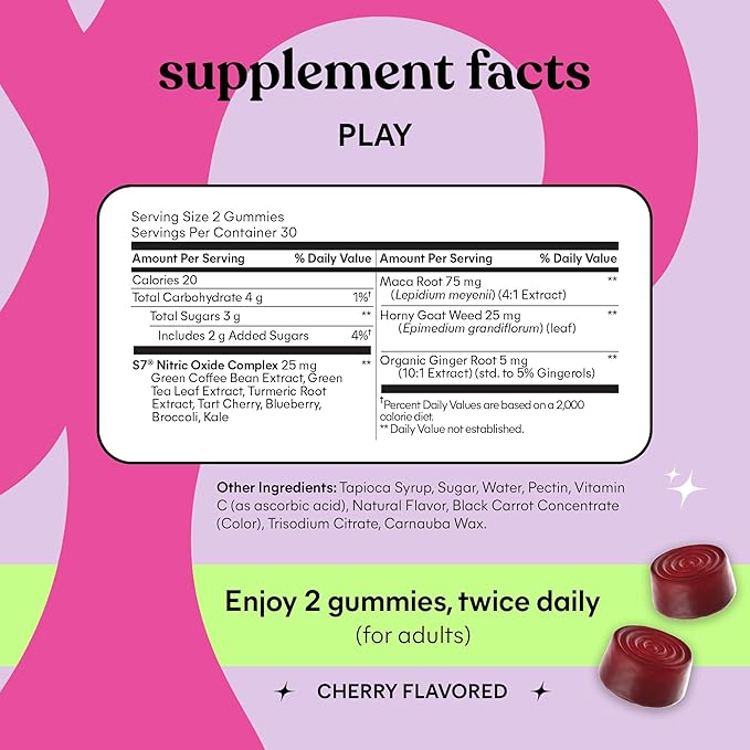 Lemme Purr &amp Play Bundle - Daily Intimacy Gummies and Vaginal Probiotic Gummies for Women (60ct Each)