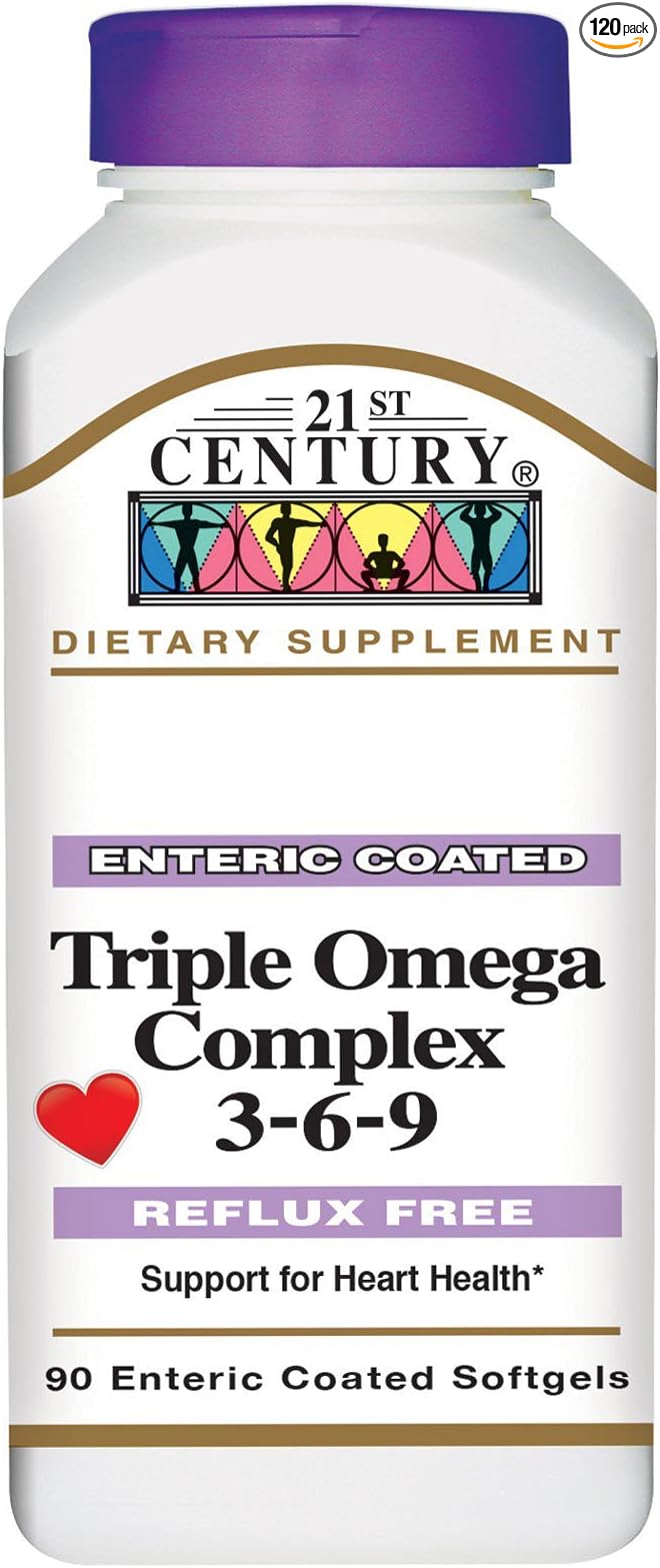 21st Century Triple Omega Complex 3-6-9-90 Count Pack of 2