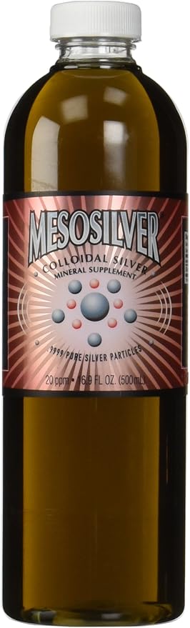 MesoSilver ® 20 ppm Colloidal Silver 500 mL/16.9 Oz