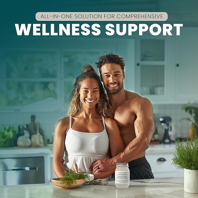 Pure Gold Organic Sea Moss Gel Organic Fresh Fruit Infused Wild Harvested Irish Sea Moss Gel | Immune and Digestive Support | Vitamin Mineral Antioxidant Supplements | (16 oz. Pure Gold)