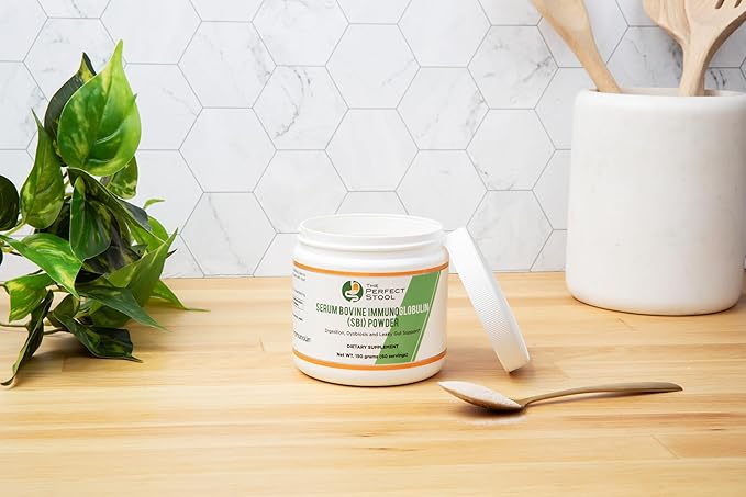 60 Servings – Contains Patented IgG Ingredient Immunolin® – Same Ingredient Used in Leading SBI Formulas – Serum Bovine Immunoglobulin (SBI) Powder – 150g Pure IgG with No Additives