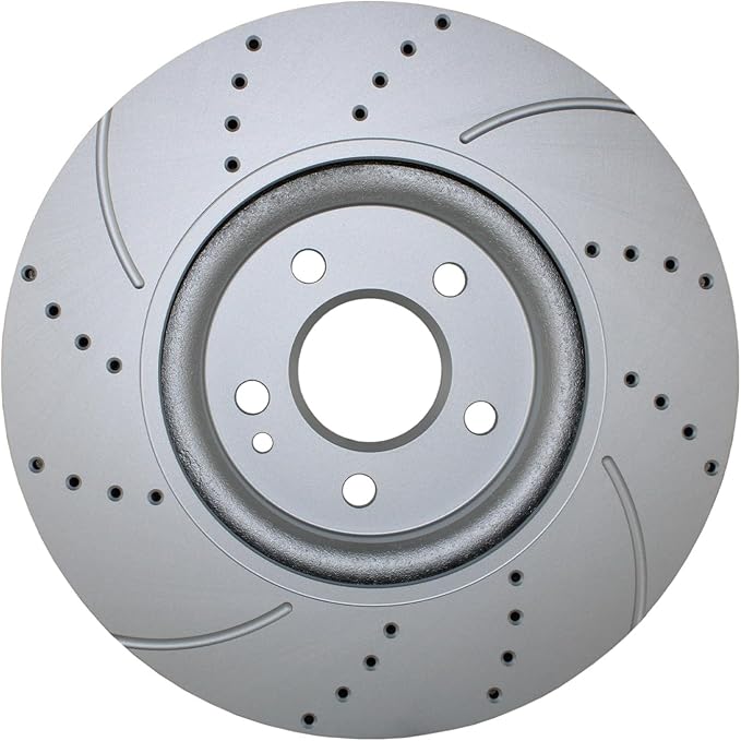 Drilled Slotted Coated Vented 320mm Disc Rotors &amp Akebono EURO Ceramic Pads Set with Electronic Sensors Front Brake Kit For Infiniti QX30 MB C117 CLA250 X156 GLA250 Without Sport Pkg