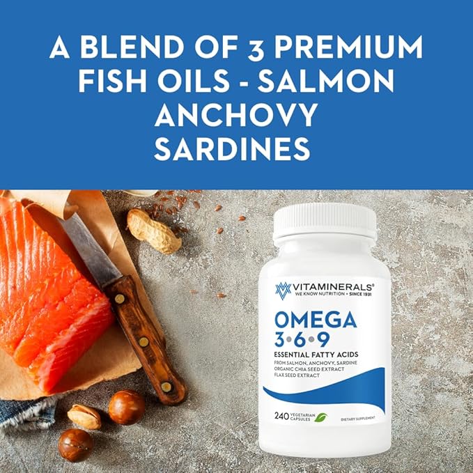 Vitaminerals Omega 3.6.9 Essential Fatty Acids 240 Counts